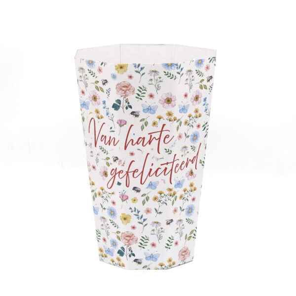 Gefeliciteerd Floral – 140x300 mm