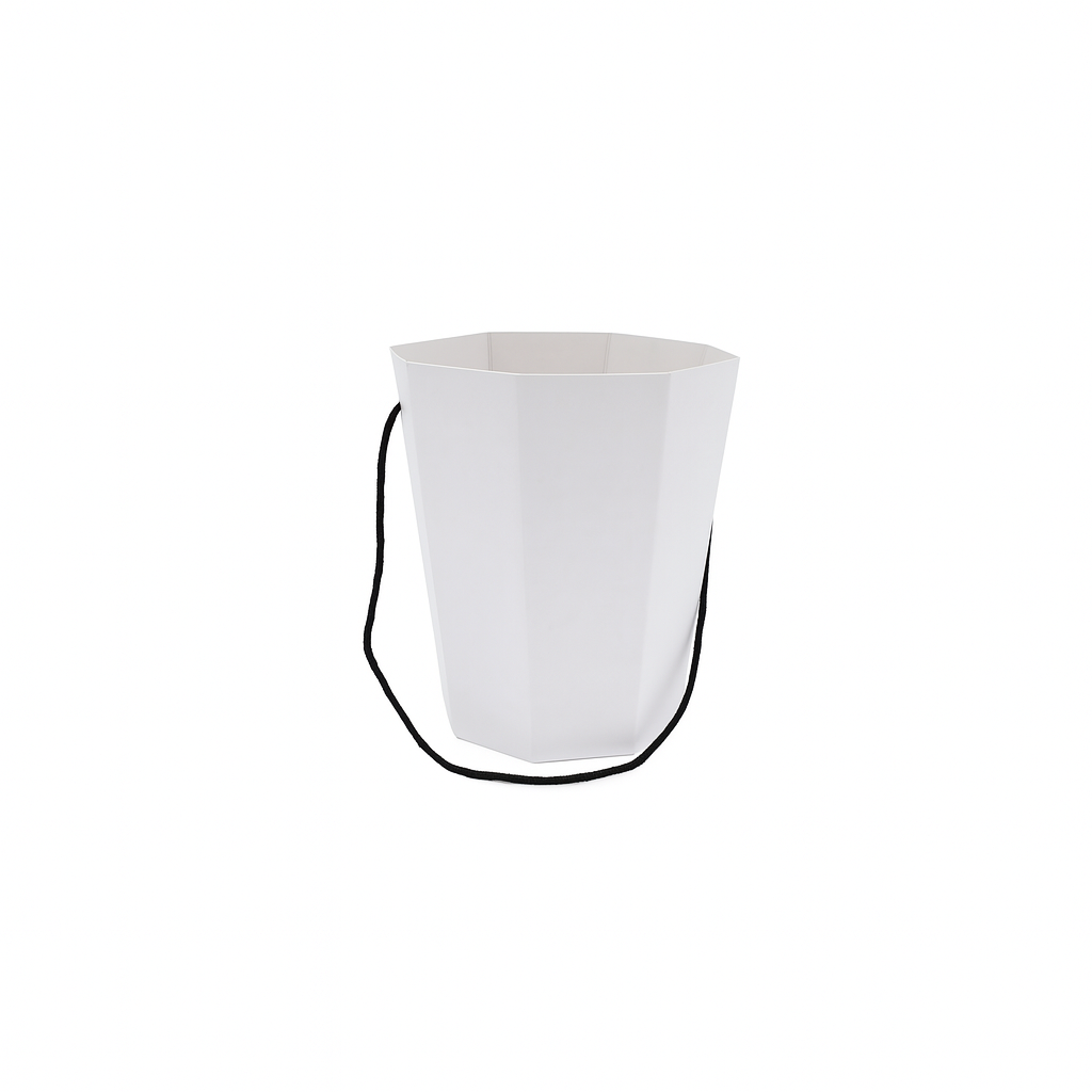 Bucket to go white – 140x300 mm